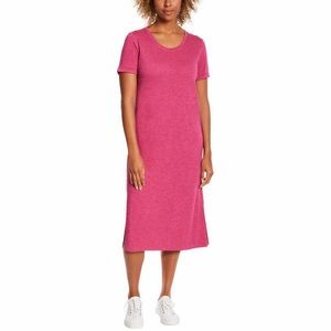 Jessica Simpson Ladies' Midi Dress, Red (size : XL, XXL, 2X, 3X)
